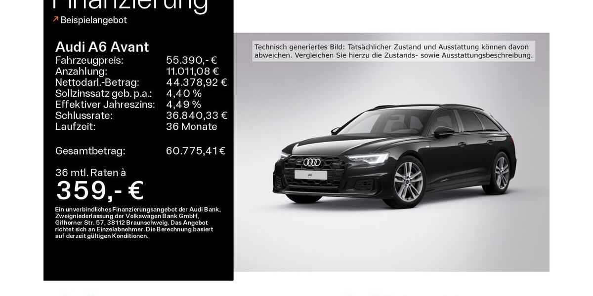 Audi A6 27.908 km 55.380 &euro; Hofheim 65719