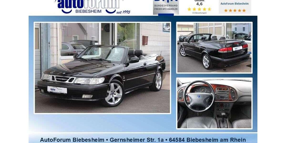 Saab 9-3 188.000 km 3.999 &euro; Biebesheim am Rhein 64584