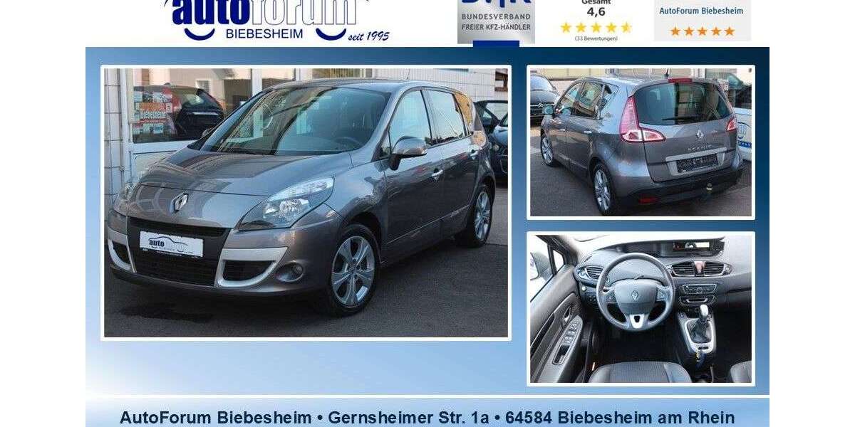 Renault Scenic 118.500 km 5.699 &euro; Biebesheim am Rhein 64584