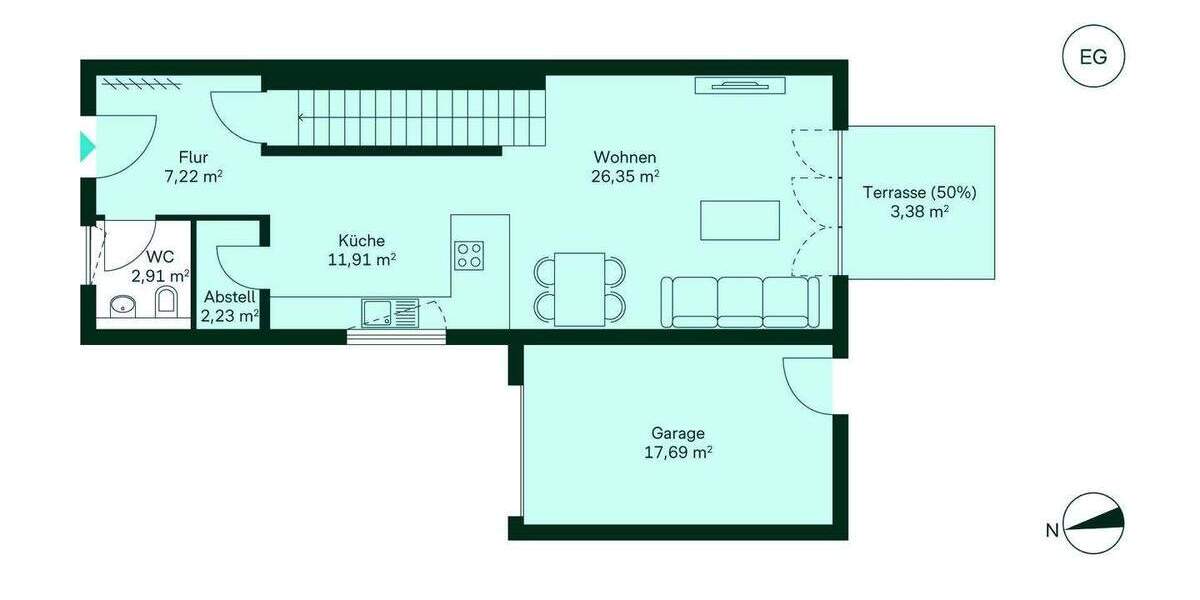 Reihenmittelhaus Langen - 5 Zimmer, 156 m&sup2;, 859.900&euro; | Angebot:24833242