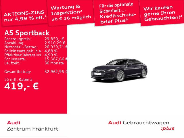 Audi A5 51.293 km 29.850 &euro; Frankfurt am Main 60314