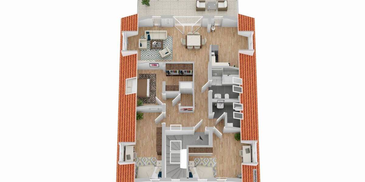 #360° Besichtigung ***Villa Rosenhöhe*** Erstbezug mit großer Dachterrasse - Etagenwohnung Offenbach am Main Rosenhöhe | Angebot:26310323