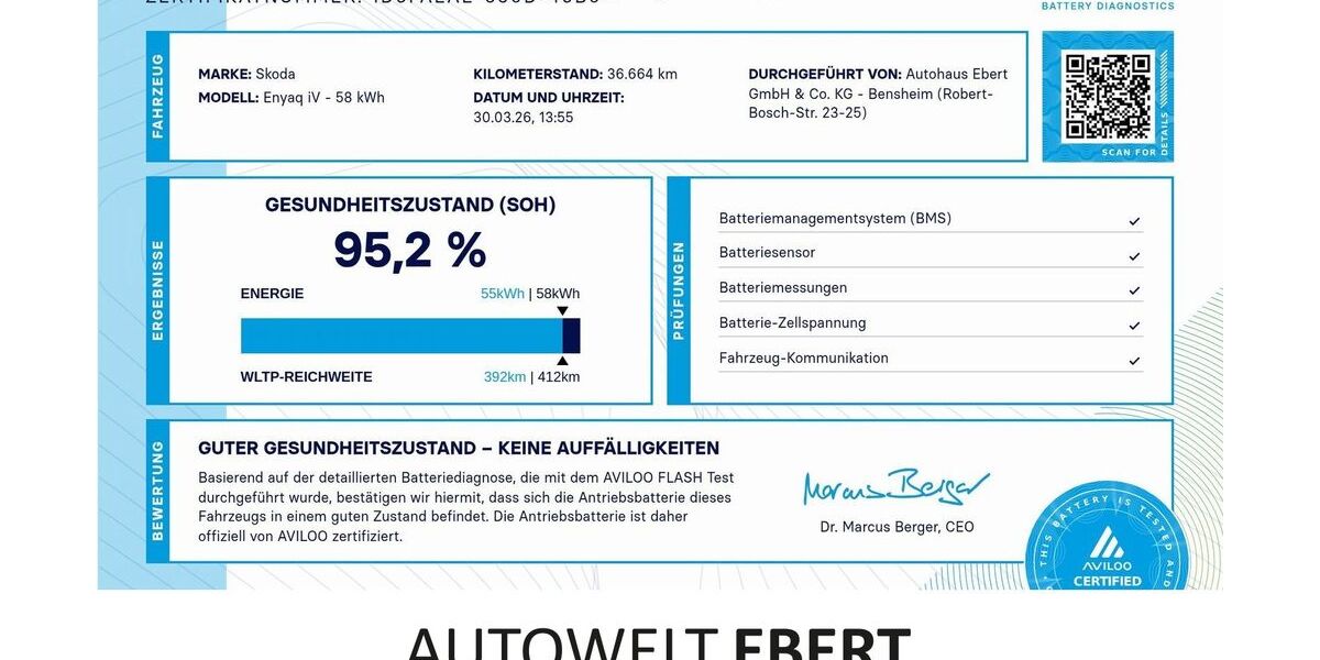 Skoda Enyaq 36.600 km 26.490 &euro; Bensheim 64625