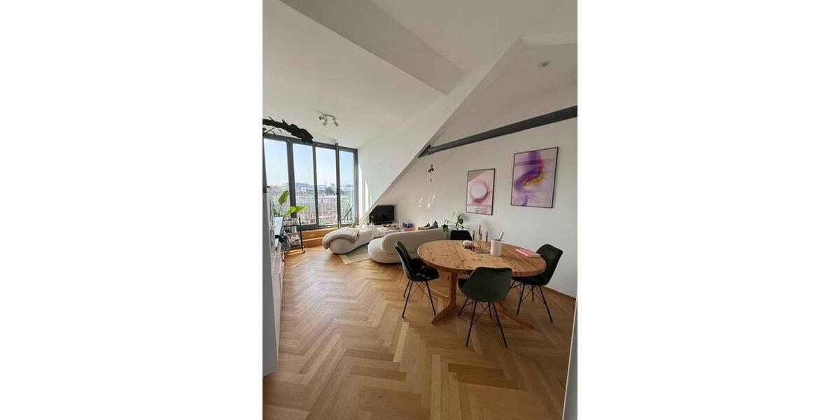 Dachgeschoßwohnung Offenbach am Main Hafen - 2.5 Zimmer, 52 m&sup2;, 950&euro; | Angebot:25544453