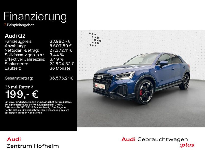 Audi Q2 10.212 km 32.999 € Hofheim 65719