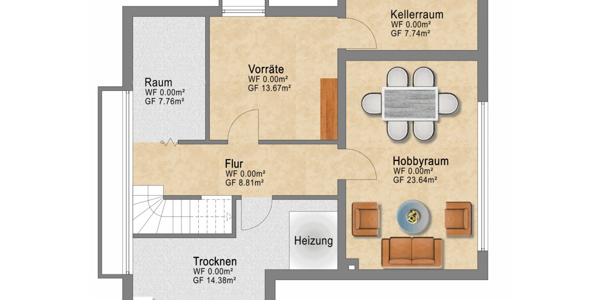Einfamilienhaus Darmstadt Kranichstein - 5 Zimmer, 166 m&sup2;, 789.000&euro; | Angebot:25374095