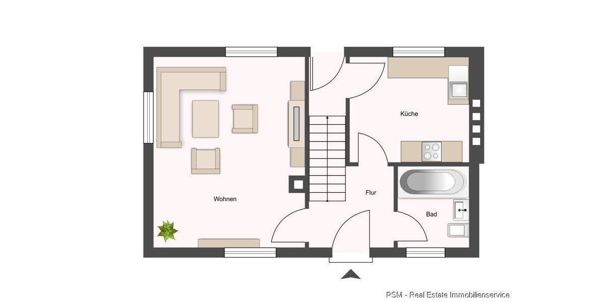 Reihenendhaus Frankfurt am Main / Frankfurter Berg Frankfurter Berg - 3 Zimmer, 70 m&sup2;, 595.000&euro; | Angebot:25355842
