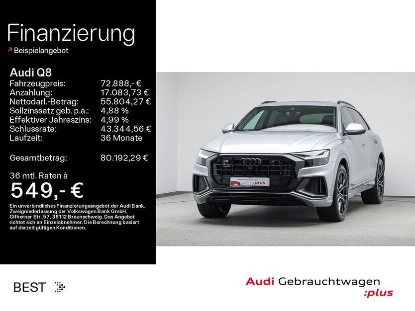 Audi Q8 41.300 km 70.888 € Mühlheim 63165