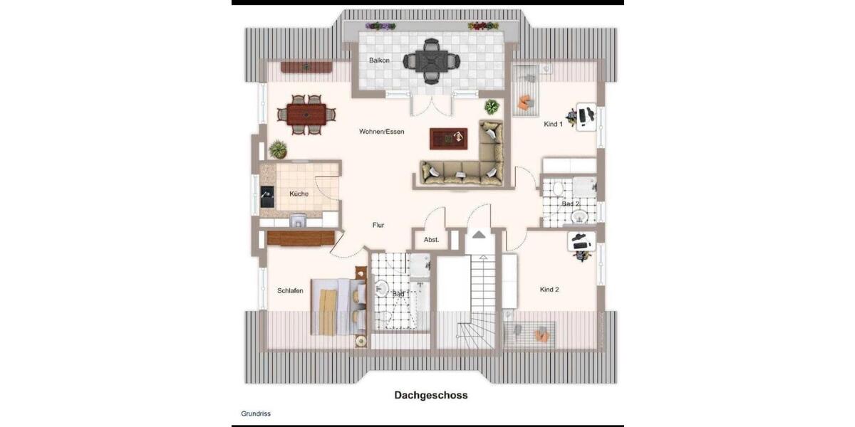 Dachgeschoßwohnung Zwingenberg - 4 Zimmer, 112 m&sup2;, 398.000&euro; | Angebot:24654461