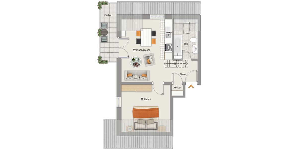 albero:) eine ganz besondere Maisonette - Maisonettenwohnung Seligenstadt | Angebot:26960123