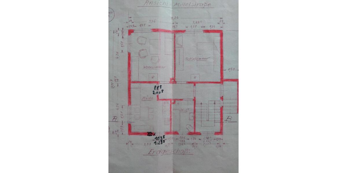Einfamilienhaus Bensheim - 5 Zimmer, 110 m&sup2;, 250.000&euro; | Angebot:27084226