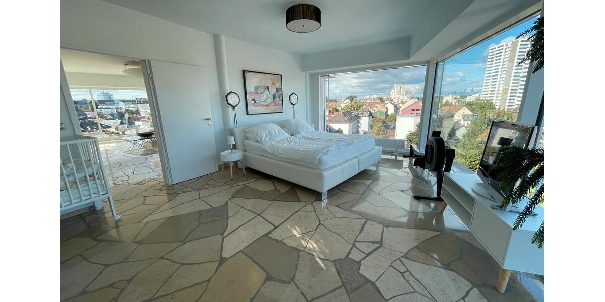 Penthouse Skyline Frankfurt - möbliert 3 zimmer