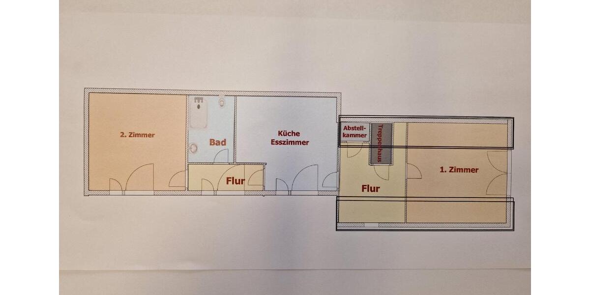 Dachgeschoßwohnung Frankfurt am Main Niederrad - 2 Zimmer, 70 m&sup2;, 870&euro; | Angebot:26265660