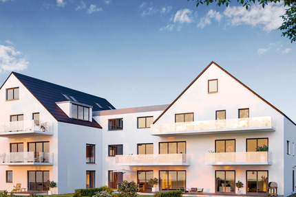 Neubau-Dachgeschosswohnung mit ausgebautem Spitzboden & Terrasse 3 zimmer