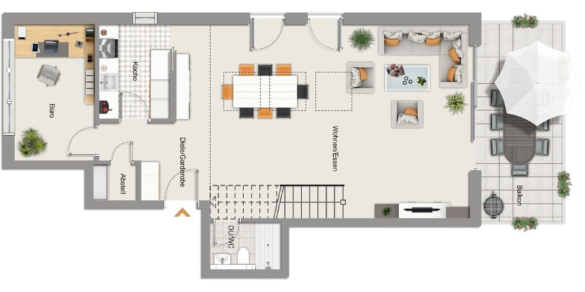 albero:) Traumlage direkt am Main - 5 Fußminuten zur Altstadt - Maisonettenwohnung Seligenstadt | Angebot:27082864