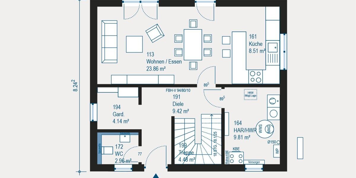 Home 1 DS für mehr Raum, mehr Leben, mehr All-Inklusive - Einfamilienhaus Einhausen | Angebot:27293024