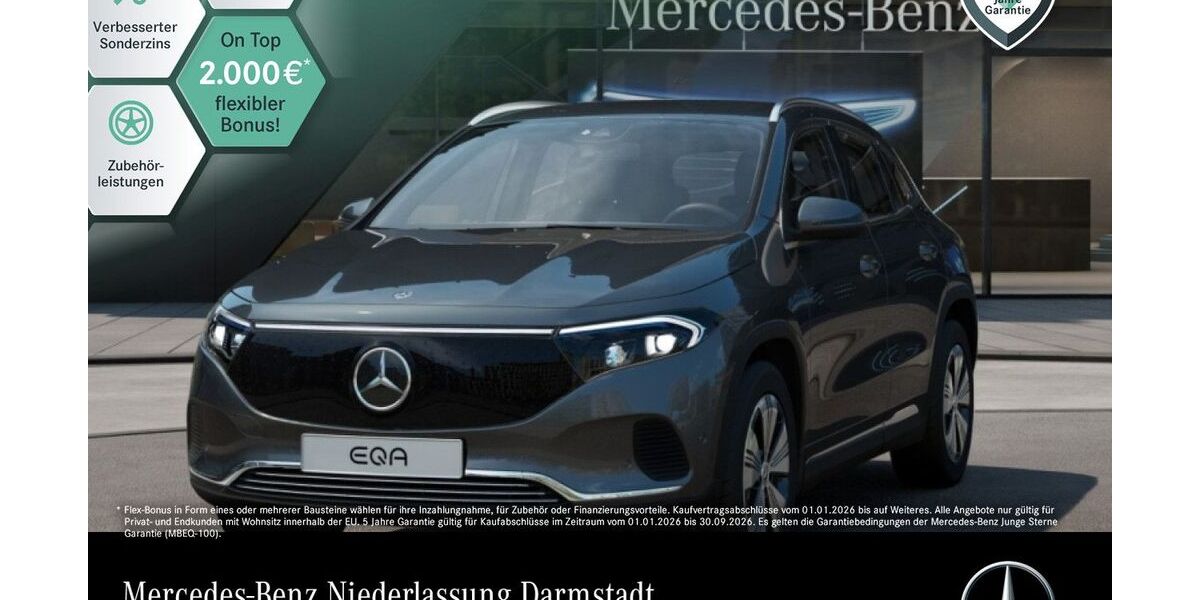 Mercedes-Benz EQA 10.308 km 38.490 &euro; Darmstadt 64295