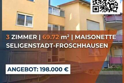 Wohnung Seligenstadt - 3 Zimmer, 70 m&sup2;, 198.000&euro; | Angebot:26765470