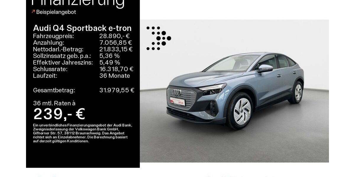 Audi Q4 e-tron 42.350 km 26.990 &euro; Hofheim 65719