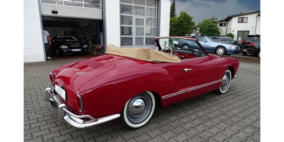 VW Karmann Ghia Cabrio vollständig restauriert 1.200 km 63.990 &euro; Rodgau 63110