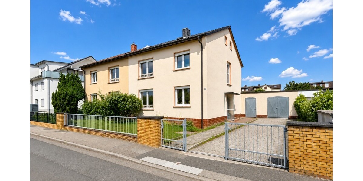 Modernisierungsbedürftige Doppelhaushälfte mit zwei Wohneinheiten und großem Grundstück in Dreieich-Sprendlingen! - Doppelhaushälfte Dreieich | Angebot:27053365