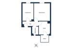 Etagenwohnung Frankfurt am Main Sachsenhausen - 2 Zimmer, 41 m&sup2;, 257.000&euro; | Angebot:25835724