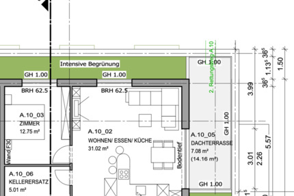 Wohnung Mainz Oberstadt - 2 Zimmer, 66 m&sup2;, 417.179&euro; | Angebot:24159735