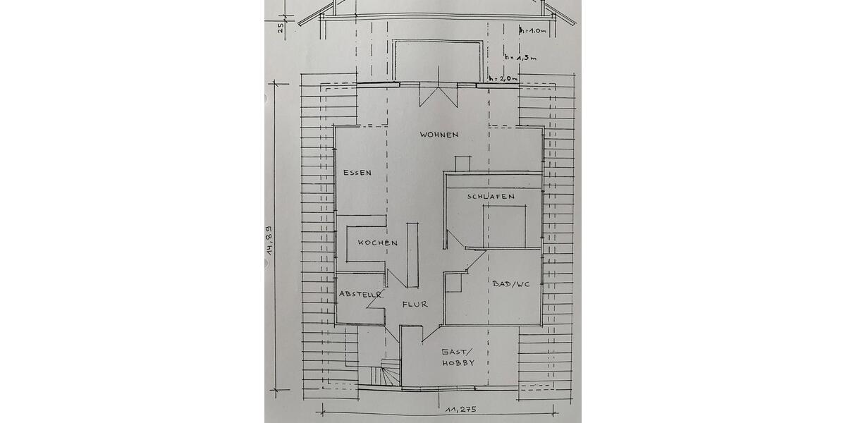 Dachgeschoßwohnung Seeheim-Jugenheim Jugenheim - 3 Zimmer, 119 m&sup2;, 1.280&euro; | Angebot:26464518