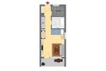 Frisch renovierte 1-Zimmer-Wohnung mit Balkon und Stellplatz - bezugsfertig