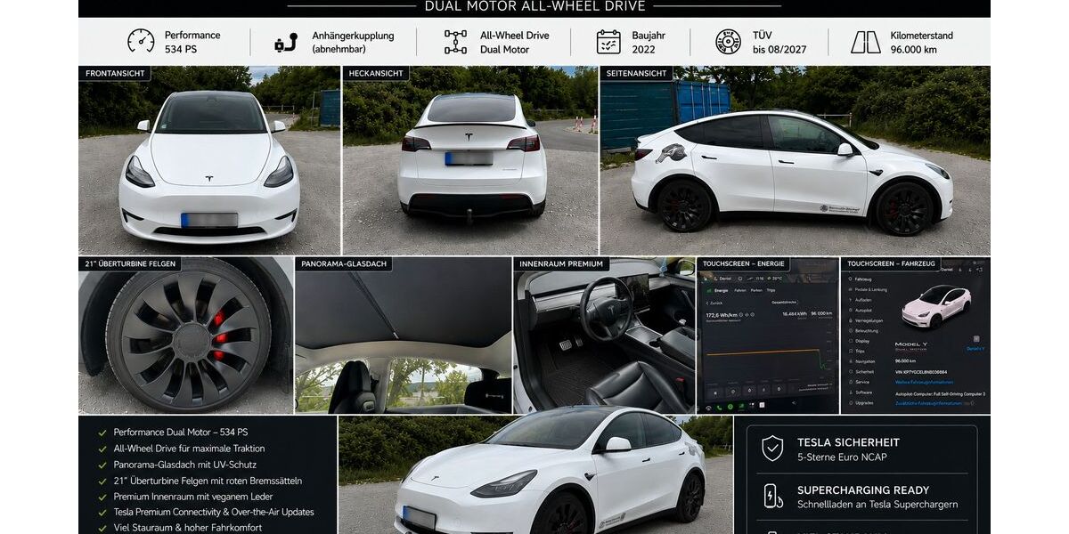 Tesla Model Y 96.000 km 30.850 &euro; Heppenheim (Bergstraße) 64646