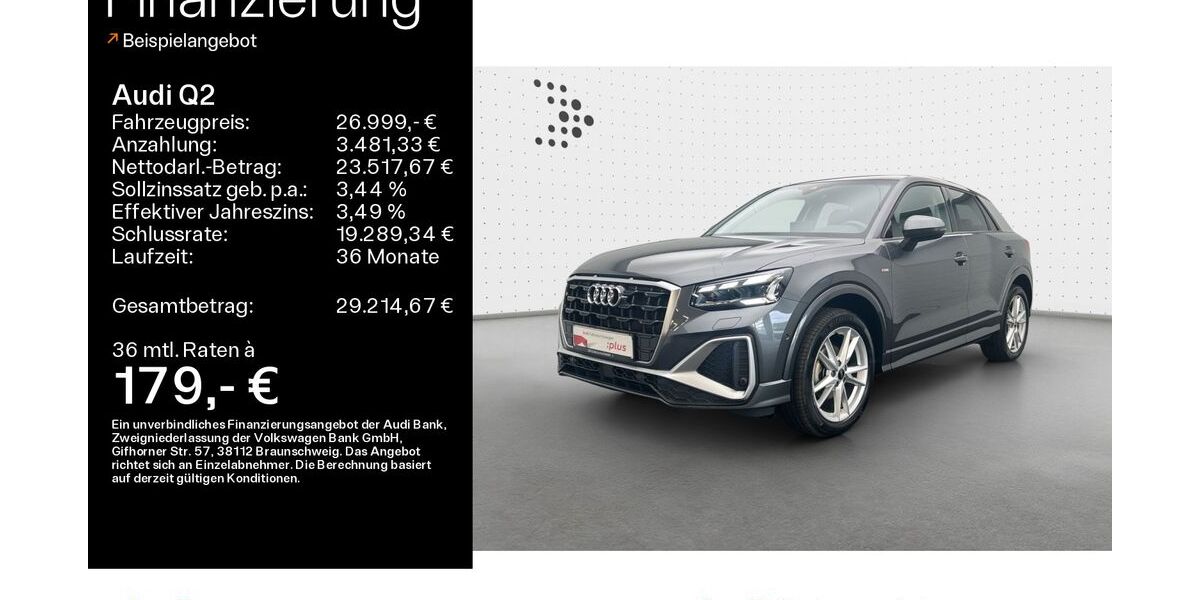 Audi Q2 10.429 km 26.999 &euro; Hofheim 65719