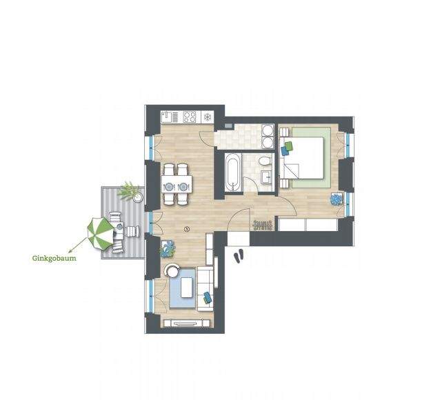 +++ Vermietete Zweizimmerwohnung im Sports & Country Club +++ 2 zimmer