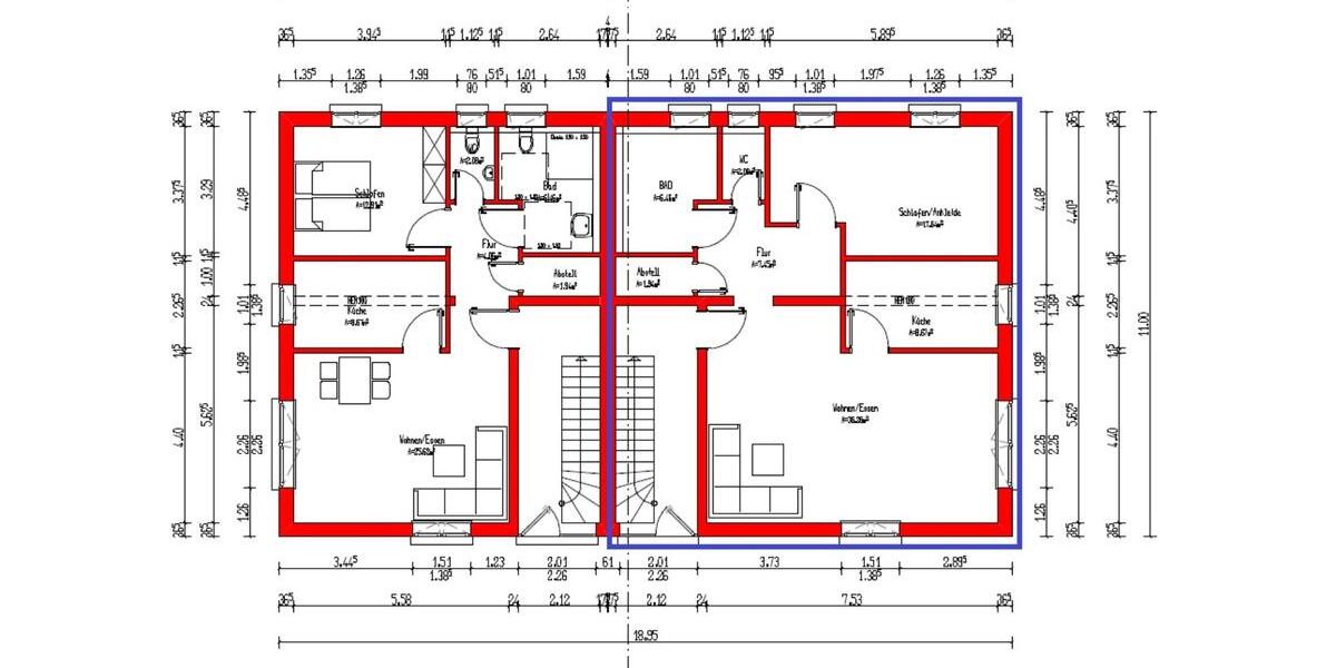 Erdgeschoßwohnung Nauheim - 2 Zimmer, 78 m&sup2;, 1.000&euro; | Angebot:25536018