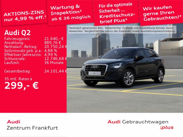 Audi Q2 48.662 km 21.990 &euro; Frankfurt am Main 60314