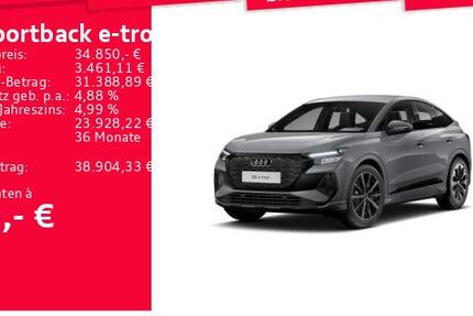 Audi Q4 e-tron 53.963 km 33.350 &euro; Frankfurt am Main 60314
