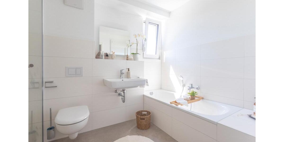 Miete statt Kauf: Moderne Neubau-Doppelhaushälfte mit Garten in Biblis ab sofort zur Vermietung 5.5 zimmer