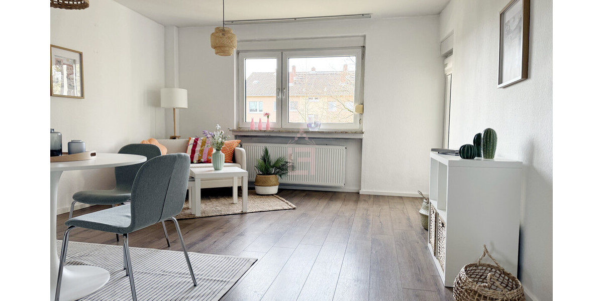 3-Zimmer Stadtapartment mit Balkon und Gartenblick für Singles oder Paare - Etagenwohnung Darmstadt-Bessungen Bessungen | Angebot:26180476