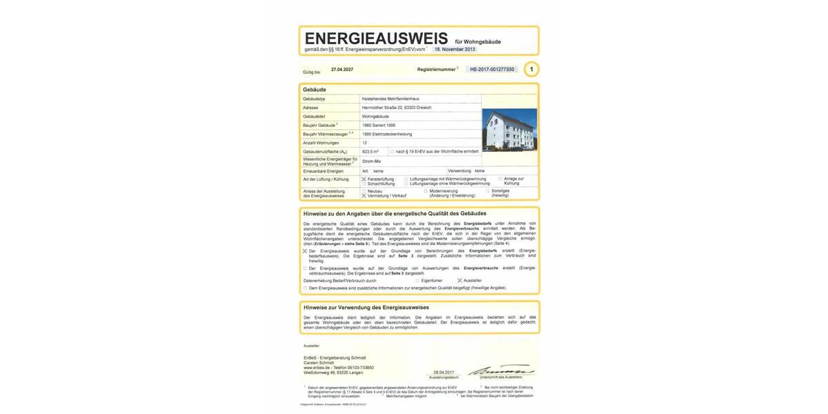 Etagenwohnung Dreieich - 2 Zimmer, 51 m&sup2;, 168.000&euro; | Angebot:27097092