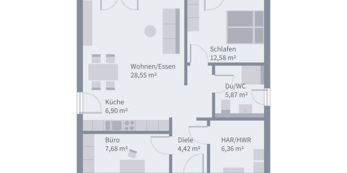 Bungalow Alsbach-Hähnlein Alsbach - 2 Zimmer, 72 m&sup2;, 569.000&euro; | Angebot:25743143