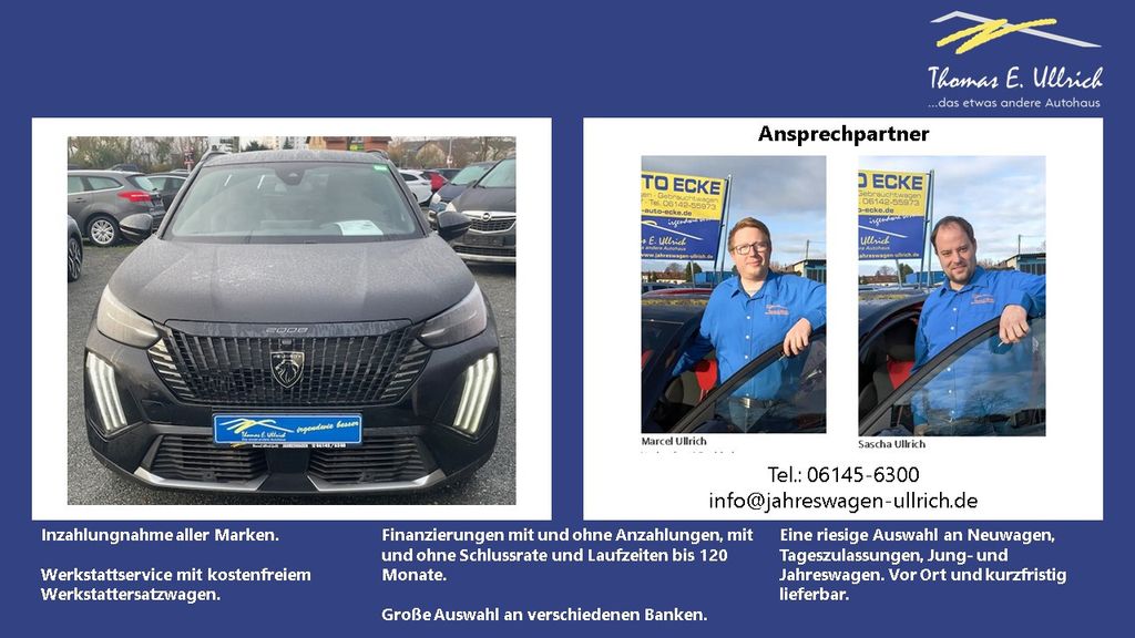 Peugeot 2008 20.000 km 23.995 &euro; Rüsselsheim 65428