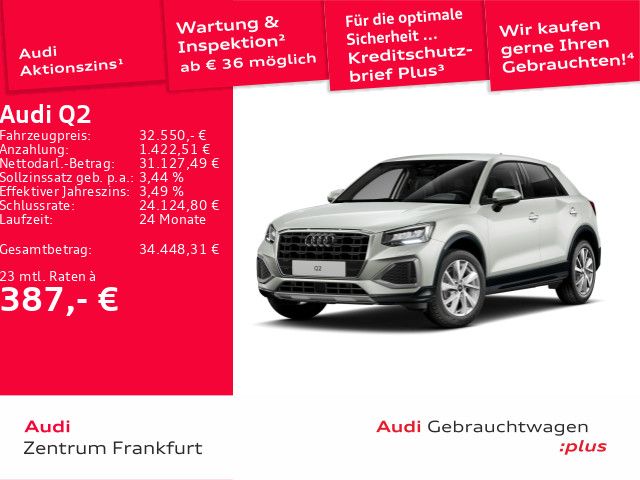 Audi Q2 20.323 km 32.550 &euro; Frankfurt am Main 60314