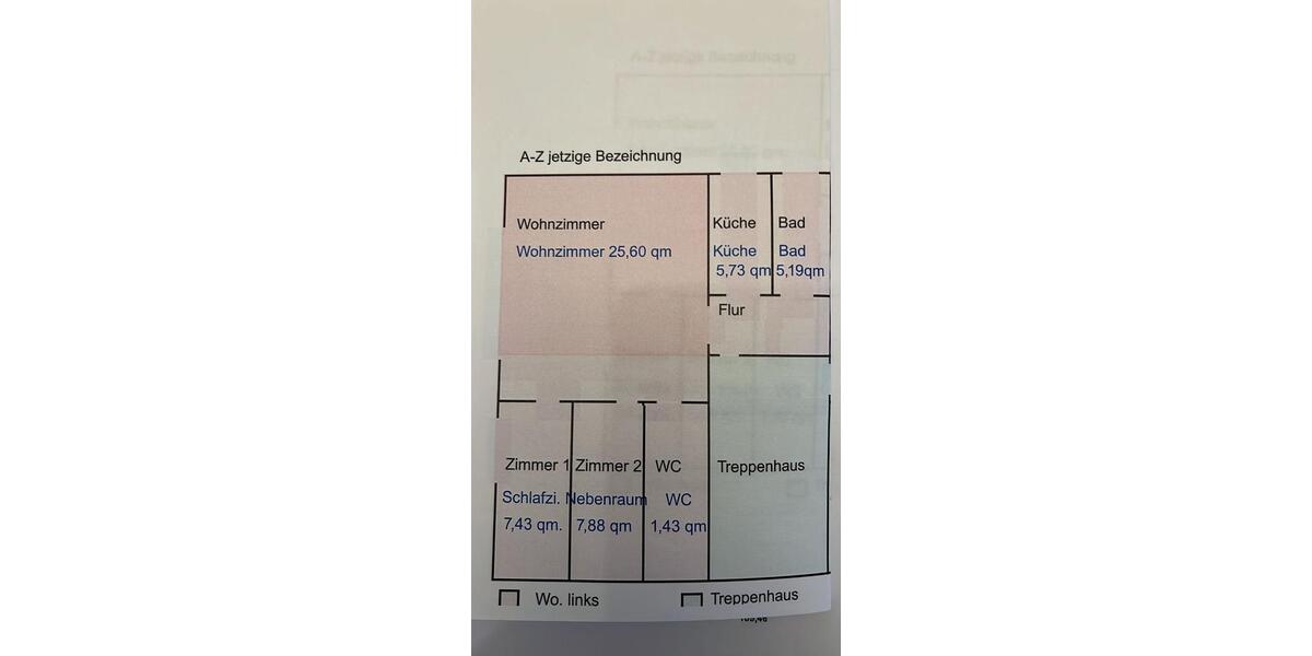 Etagenwohnung Darmstadt Eberstadt - 2 Zimmer, 59 m&sup2;, 850&euro; | Angebot:24839414
