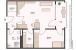 Etagenwohnung Darmstadt Kranichstein - 1 Zimmer, 44 m&sup2;, 534&euro; | Angebot:26276370