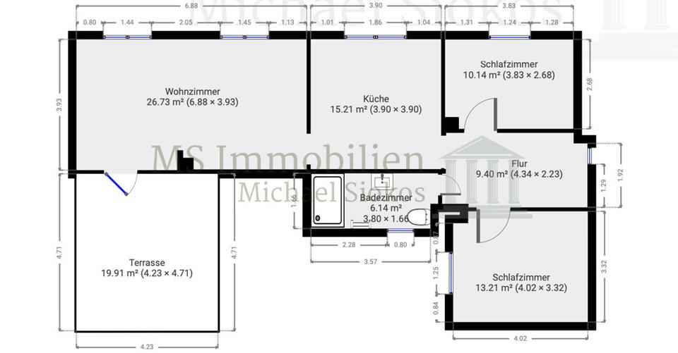 *** 3ZKB Wohnung + Terrasse *** 3 zimmer
