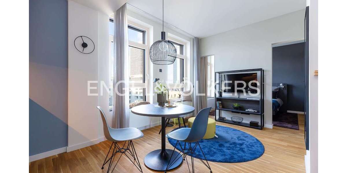 Etagenwohnung Frankfurt Innenstadt 1 - 2 Zimmer, 41 m&sup2;, 950&euro; | Angebot:25106001