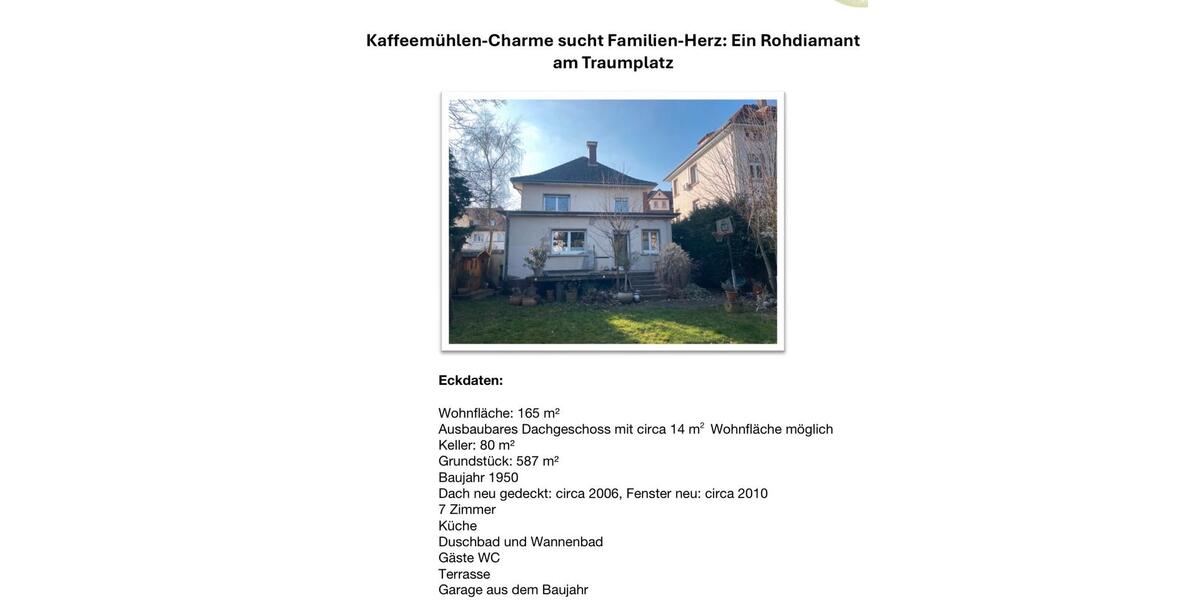 Einfamilienhaus Neu-Isenburg Isenburg - 7 Zimmer, 165 m&sup2;, 825.000&euro; | Angebot:25513207