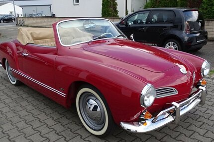 VW Karmann Ghia Cabrio vollständig restauriert 1.200 km 63.990 &euro; Rodgau 63110