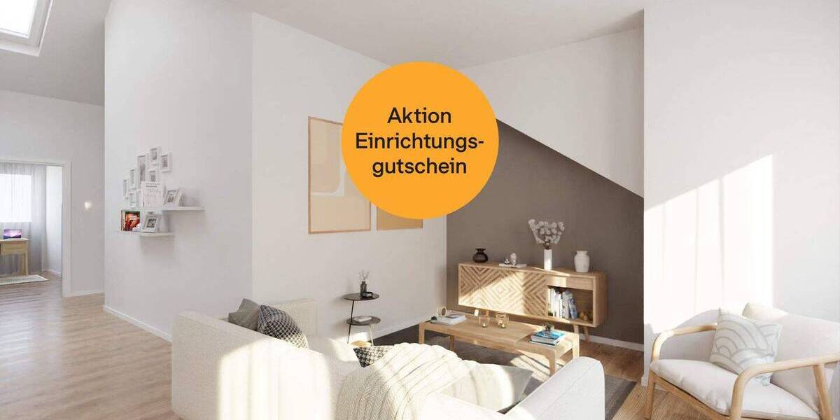 Moderne Dachgeschosswohnung 4 zimmer