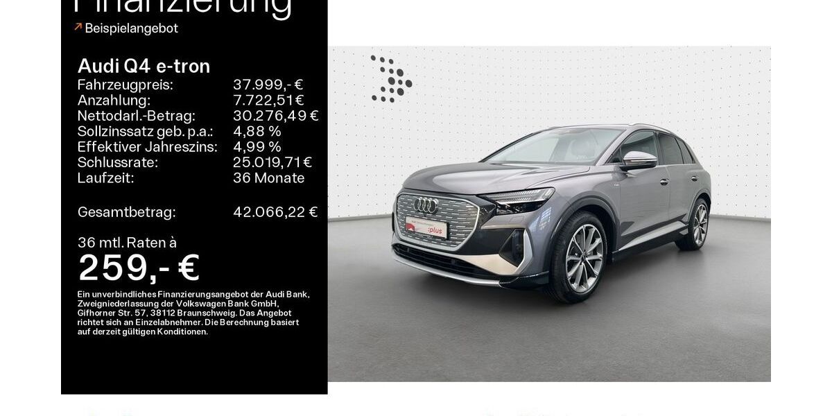 Audi Q4 e-tron 14.354 km 37.999 &euro; Hofheim 65719