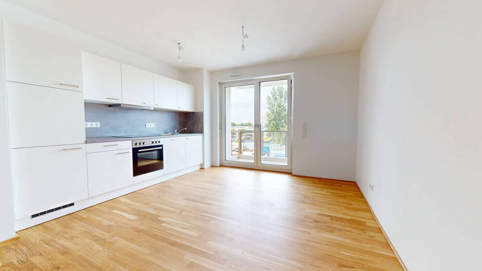 VALENTINA-Schönhof-Viertel | Helle 2-Zimmerwohnung - effizienter Schnitt mit EBK und Balkon